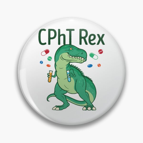 Item preview, CPhT Rex Funny Pharmacy Tech Technician designed and sold by jaygo.