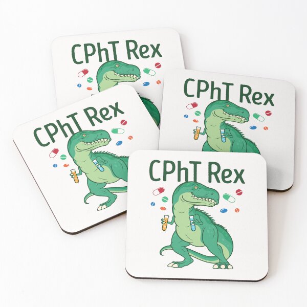 Item preview, CPhT Rex Funny Pharmacy Tech Technician designed and sold by jaygo.