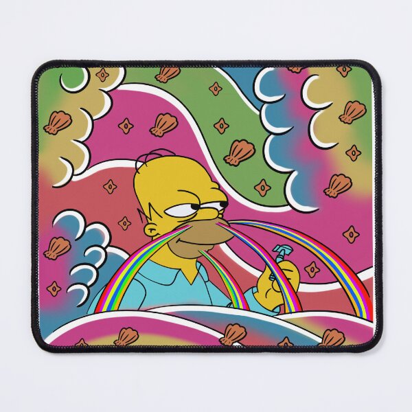 Item preview, Homer psychedelic shaving art  designed and sold by BayfrontArt.