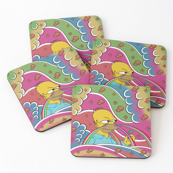 Item preview, Homer psychedelic shaving art  designed and sold by BayfrontArt.