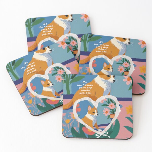 Item preview, Dog Matisse inspired Art Flower designed and sold by Mi9 Creatives.