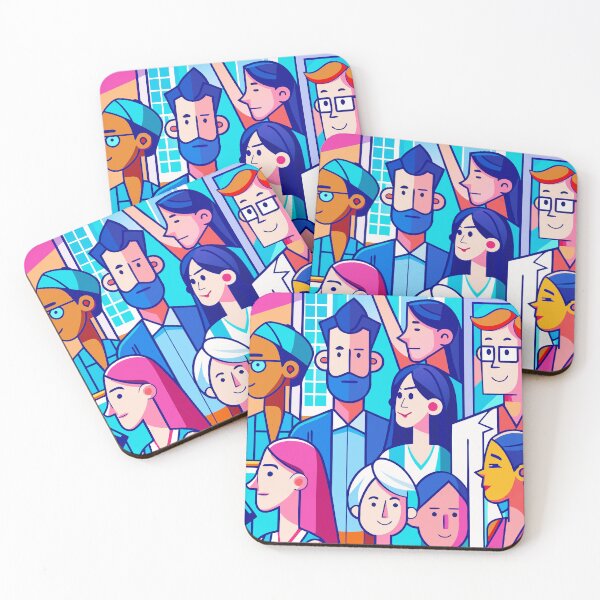 Item preview, Colorful Diverse Crowd Celebration designed and sold by Timegraf.