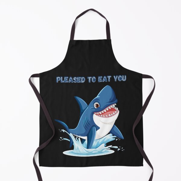 Item preview, Humorous cartoon shark with threatening text designed and sold by LaUnArt.