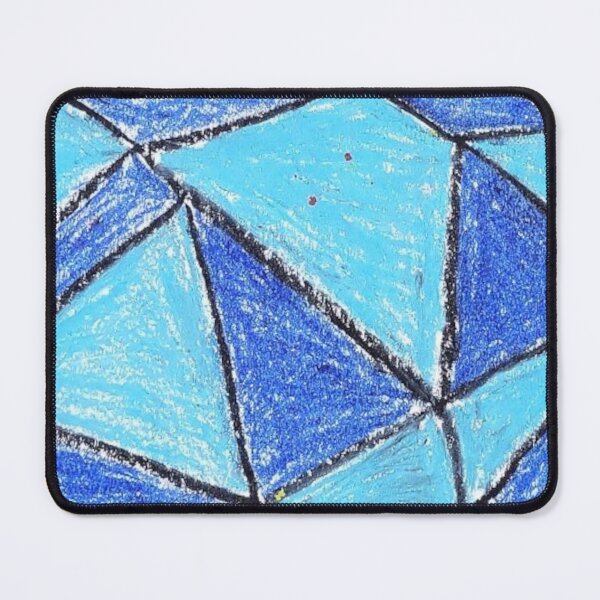 Item preview, Abstract Trapezoid Art | Bold Oil Pastels Geometric Design designed and sold by LuxuryApparels.