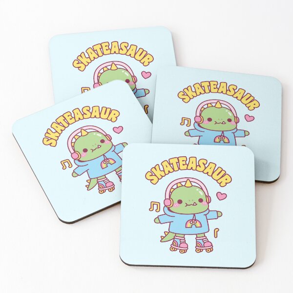 Item preview, Cute Dinosaur On Roller Skates Skateasaur Funny designed and sold by rustydoodle.