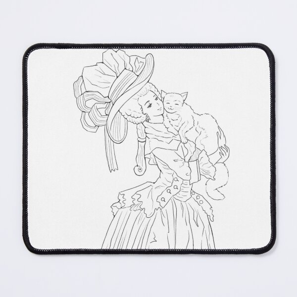Item preview, Historical Costume 1780s Sketch Fashion Illustration designed and sold by MariOyama.