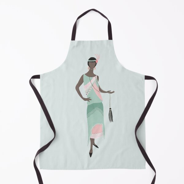 Item preview, Art Deco woman in a flapper dress designed and sold by Home Cyn Home.