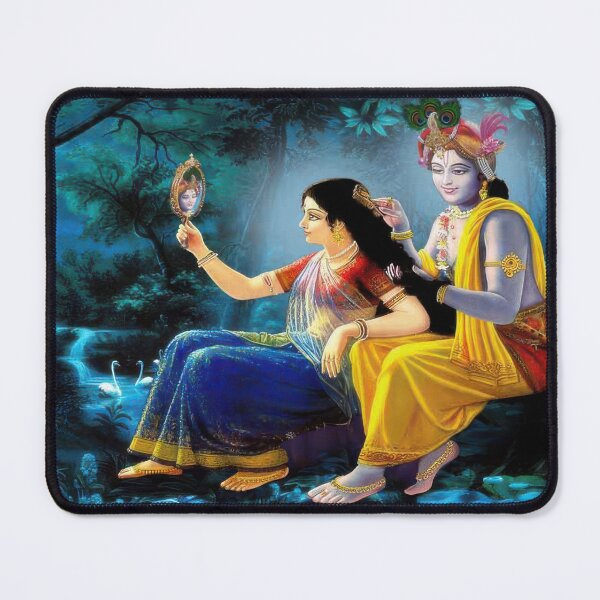Item preview, Radha Krishna Looking In The Mirror designed and sold by Kathimee.