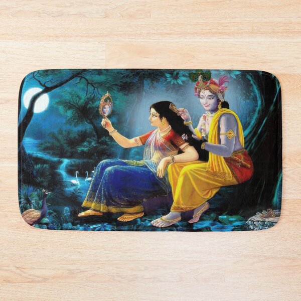 Item preview, Radha Krishna Looking In The Mirror designed and sold by Kathimee.
