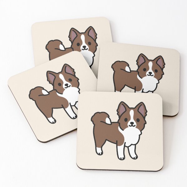 Item preview, Brown Border Collie designed and sold by littlemandyart.
