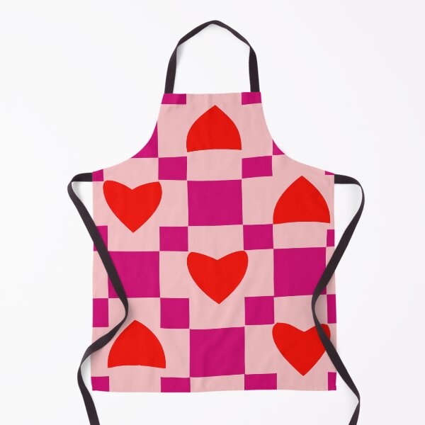 Aperçu de l'œuvre Playful Heart Checkerboard Pattern créée et vendue par Timegraf.
