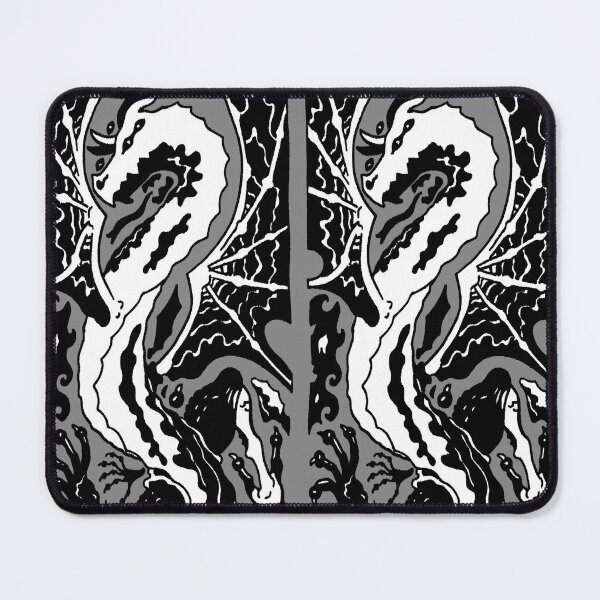Item preview, Copy of Disintegrating Dragon (Black and White) designed and sold by korynaq.