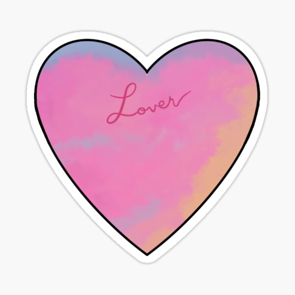 Item preview, Lover Album Concept Heart designed and sold by SwiftStickerz.