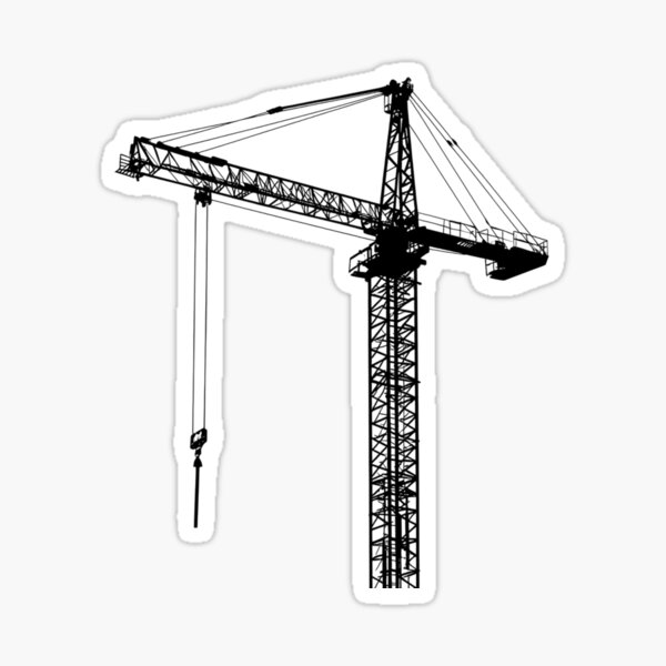 Item preview, Simple Construction Tower Crane  designed and sold by Mochasgoods.