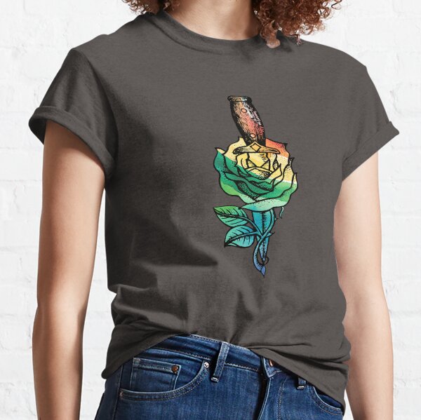 Item preview, Happy as Larries Rose Dagger Tattoo designed and sold by happyaslarries.