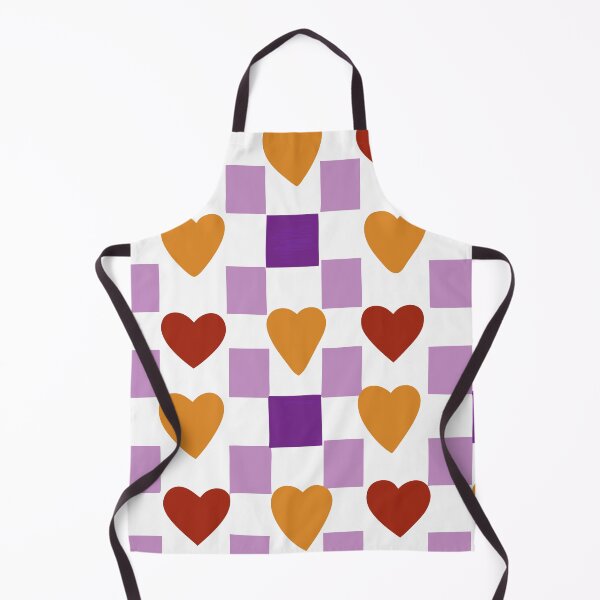 Aperçu de l'œuvre Playful Heart Checkerboard Pattern créée et vendue par Timegraf.