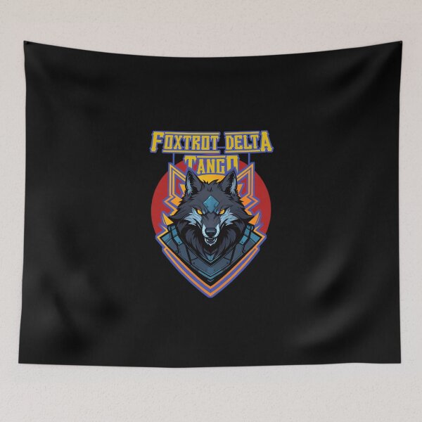 Item preview, Foxtrot Delta Tango - Cyber Wolf designed and sold by Migiteart.