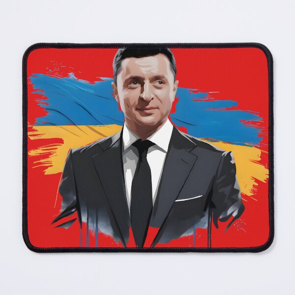 Item preview, Zelensky – Strength & Unity Digital Portrait designed and sold by Dazai_shop⭐⭐⭐⭐⭐.