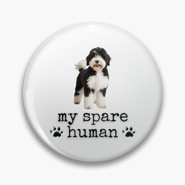 Item preview, Funny Sheepadoodle "My Spare Human" Design – Cute Dog Lover Gift designed and sold by Fredster1966.