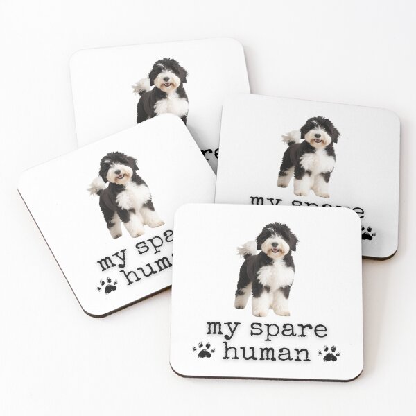 Item preview, Funny Sheepadoodle "My Spare Human" Design – Cute Dog Lover Gift designed and sold by Fredster1966.