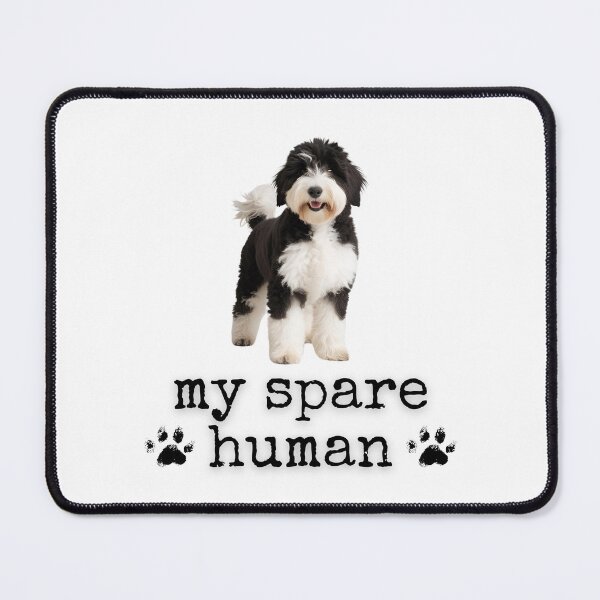 Item preview, Funny Sheepadoodle "My Spare Human" Design – Cute Dog Lover Gift designed and sold by Fredster1966.