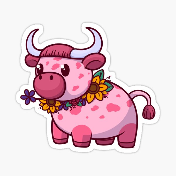 Aperçu de l'œuvre Vache d'été créée et vendue par SmallBeanCraftStudio.