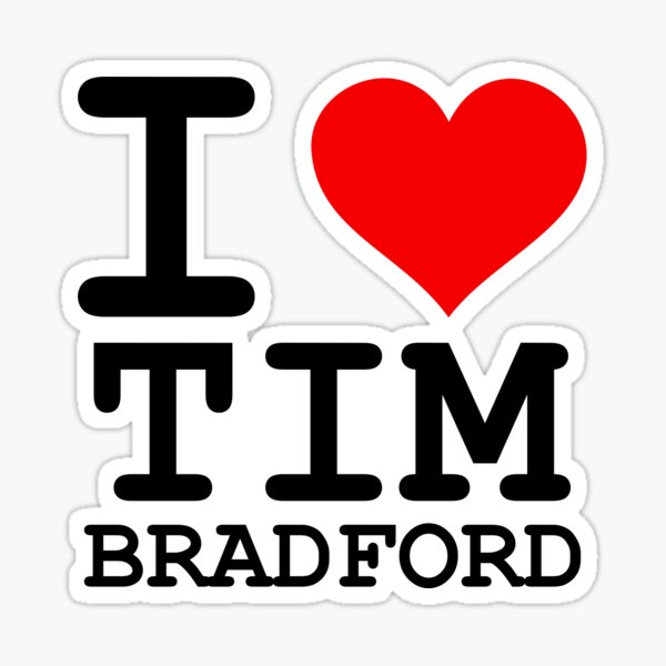 Vista previa del artículo con la obra «Amo a Tim Bradford, el novato», diseñado y vendido por mental-tvaddict.
