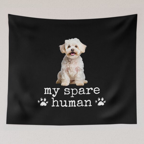 Item preview, Funny Maltipoo "My Spare Human" Design – Cute Dog Lover Gift designed and sold by Fredster1966.