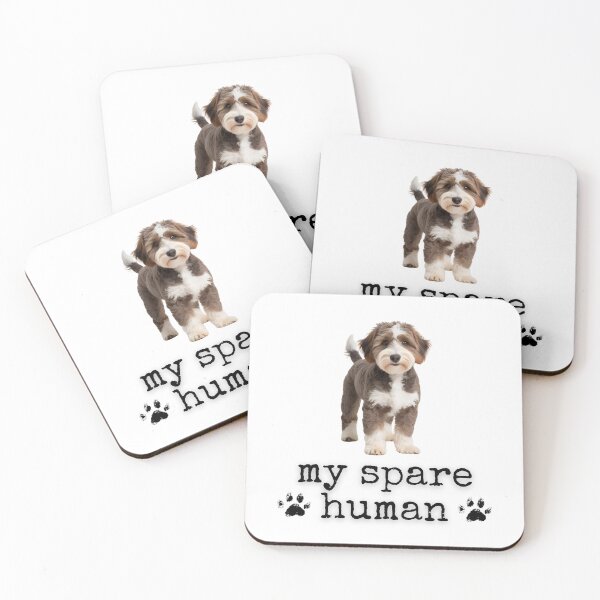 Item preview, Funny Aussiedoodle "My Spare Human" Design – Cute Dog Lover Gift designed and sold by Fredster1966.