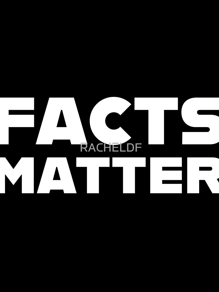 Thumbnail 3 of 3, Scarf, Facts matter designed and sold by RACHELDF.