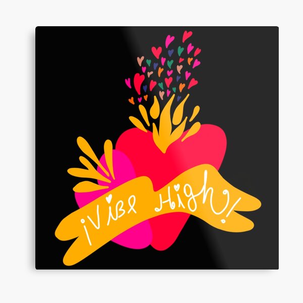 Item preview, Vibrate high, motivational phrase. Transmits energy and joy designed and sold by YaninaArcoiris.
