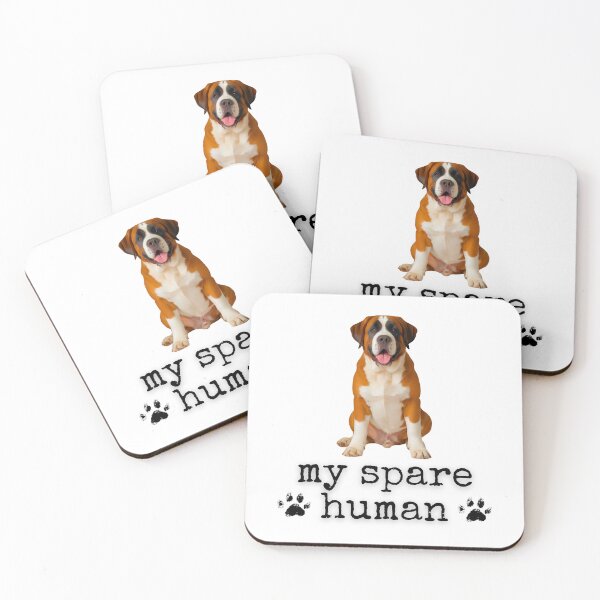 Item preview, Funny St. Bernard "My Spare Human" Design – Perfect Gift for Dog Lovers designed and sold by Fredster1966.
