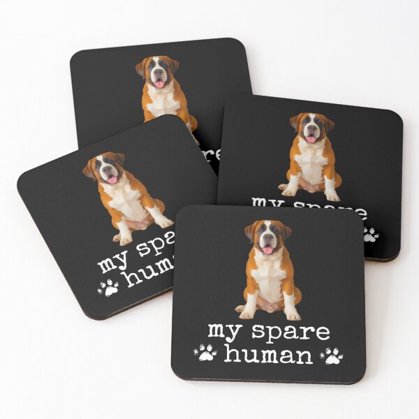 Item preview, Funny St. Bernard "My Spare Human" Design – Perfect Gift for Dog Lovers designed and sold by Fredster1966.