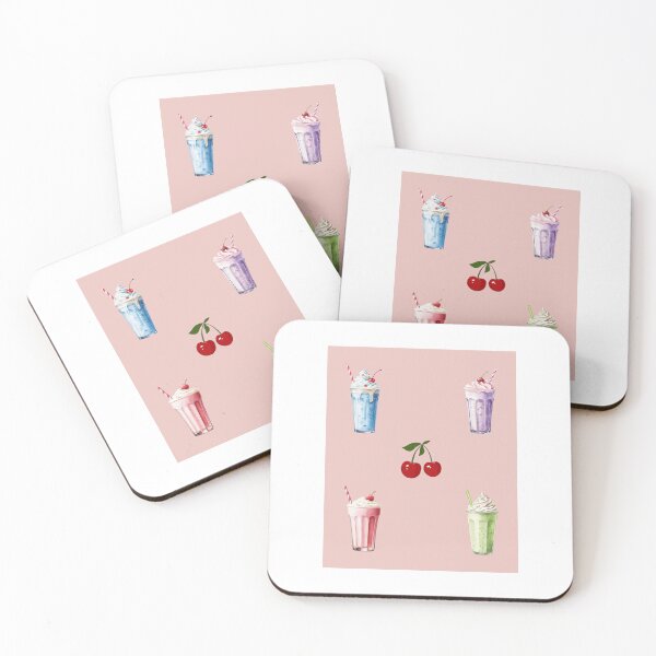 Item preview, Nostalgia Vintage Milkshake with Cherries  designed and sold by AASparksDesigns.