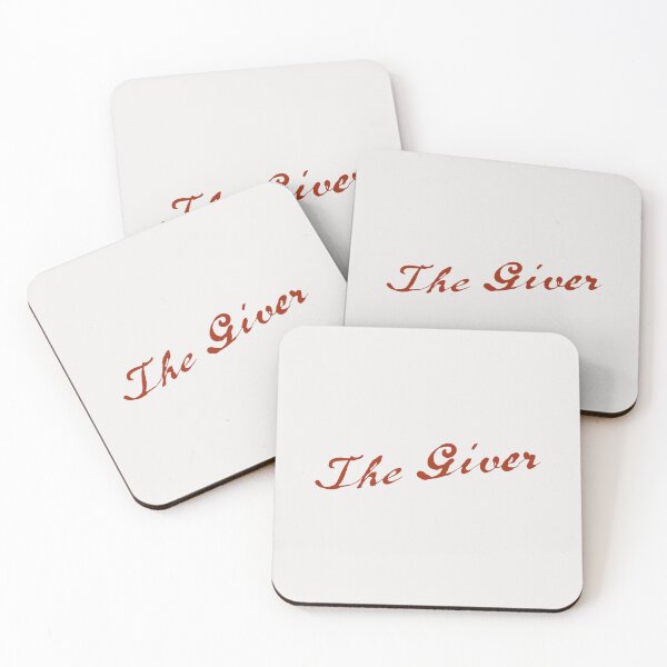 Item preview, The Giver Red Cursive Script Handwriting designed and sold by aestheticqueen.