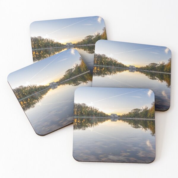 Item preview, Reflective Tranquility at Lincoln Memorial at Sunset designed and sold by jrtwynam.