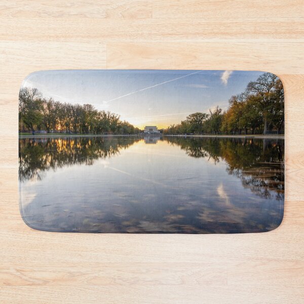 Item preview, Reflective Tranquility at Lincoln Memorial at Sunset designed and sold by jrtwynam.