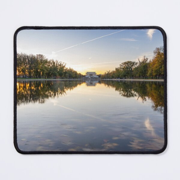 Item preview, Reflective Tranquility at Lincoln Memorial at Sunset designed and sold by jrtwynam.