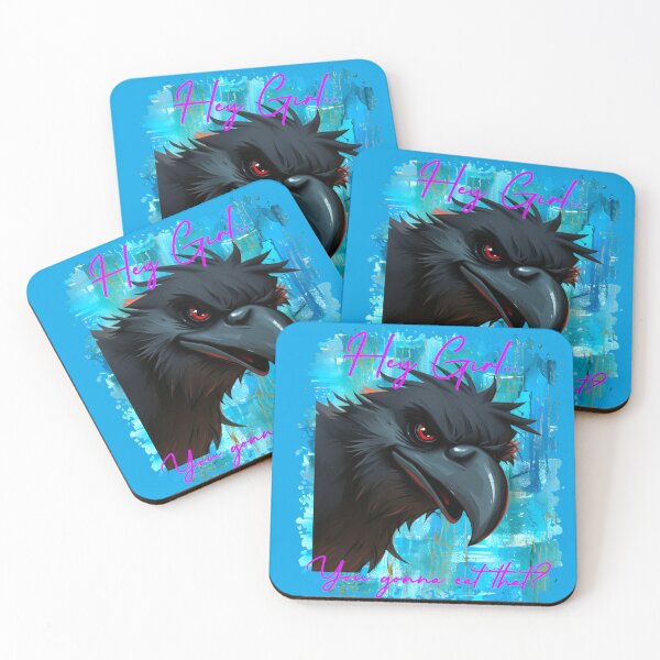 Item preview, Hey Girl, You gonna eat that? - Raven designed and sold by FaeryNuff.