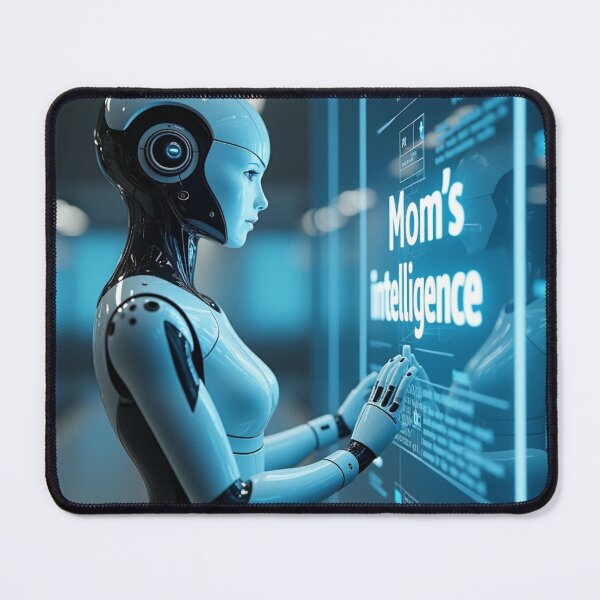 Item preview, Robot Mom and Artificial Intelligence designed and sold by ArtemisDesignAI.