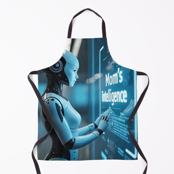 Item preview, Robot Mom and Artificial Intelligence designed and sold by ArtemisDesignAI.