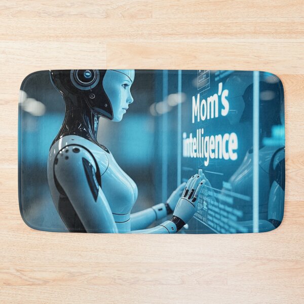 Item preview, Robot Mom and Artificial Intelligence designed and sold by ArtemisDesignAI.