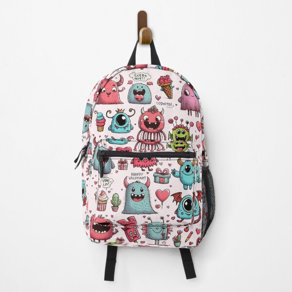 Item preview, cute monster doodle love valentine designed and sold by digilabs.