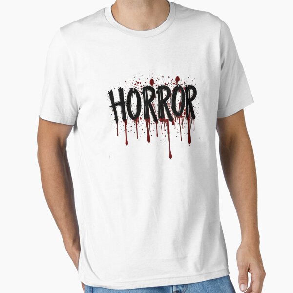 Vista previa del artículo con la obra «Horror», diseñado y vendido por LiveThreads.