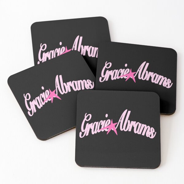 Item preview, Pink Gracie Abrams Pink Star Cursive Lettering Logo designed and sold by aestheticqueen.