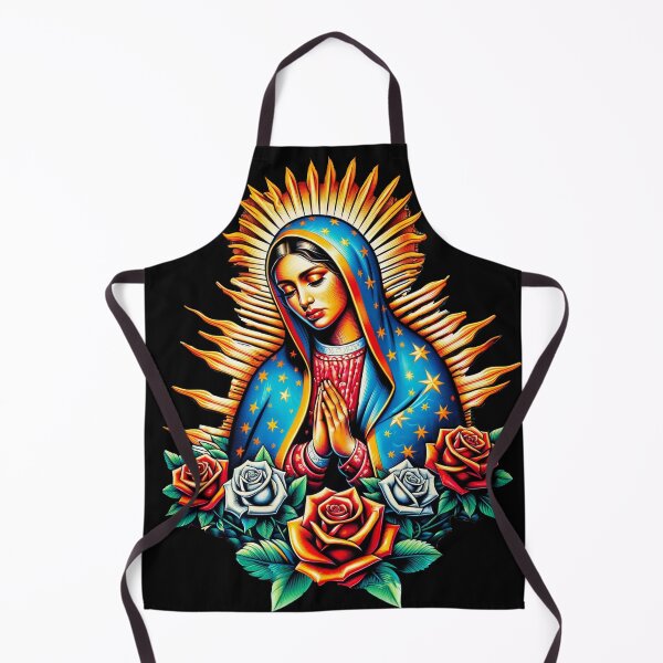 Item preview, Virgen de Guadalupe Virgin Mary Virgencita Floral  designed and sold by HechoEnAztlan.