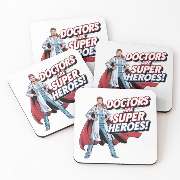 Item preview, DOCTORS are SUPER HEROES - Comic Style Illustration designed and sold by sabily.