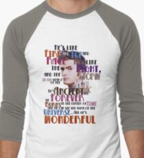 wonderful doctor Men's Baseball ¾ T-Shirt