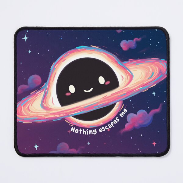 Item preview, Cute Black Hole with Starry Background - Nothing Escapes Me designed and sold by Yusraah's Art.