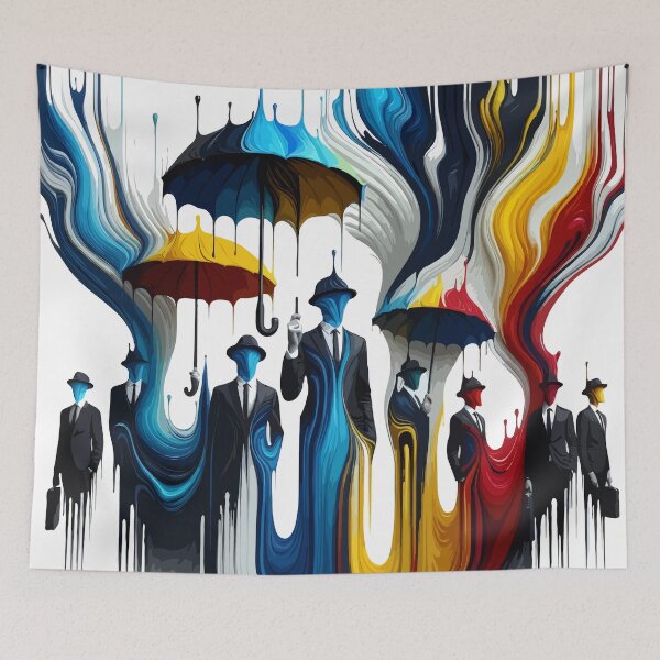 Item preview, Melting Umbrella Men designed and sold by houta.